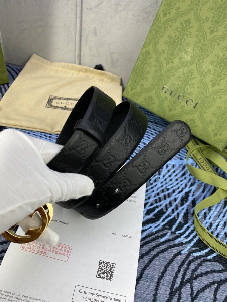 Streetwear  Belt Gucci Signature