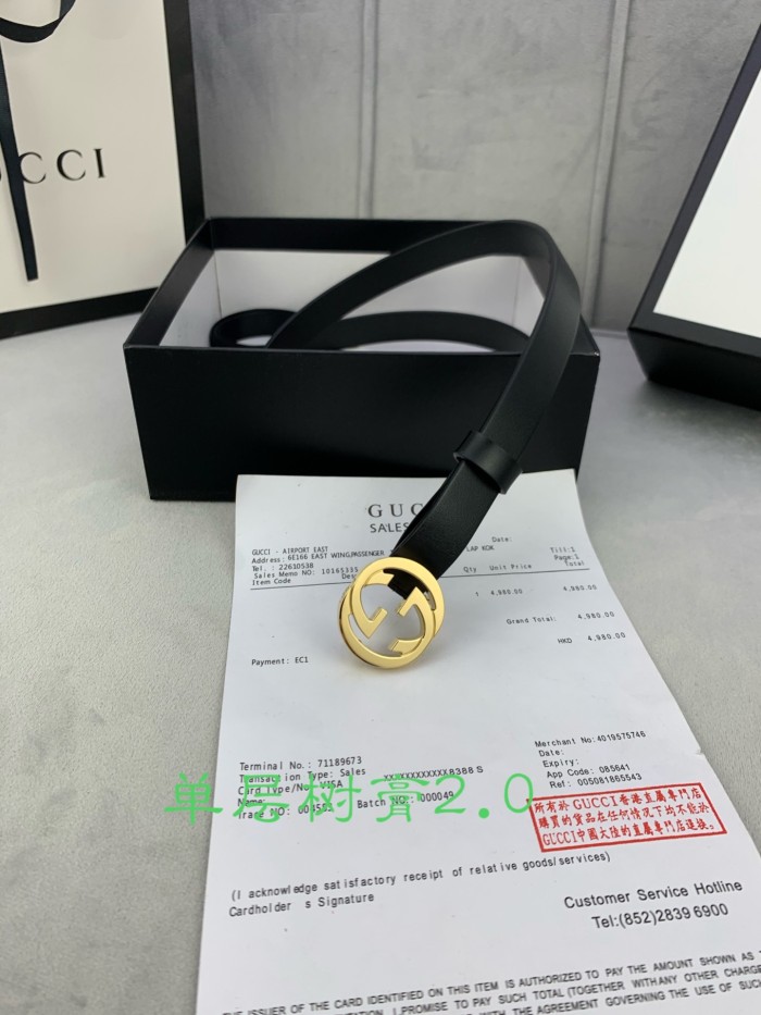 Streetwear  Belt Gucci 160292