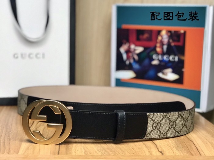 Streetwear  Belt Gucci 160357 size:3.8 cm