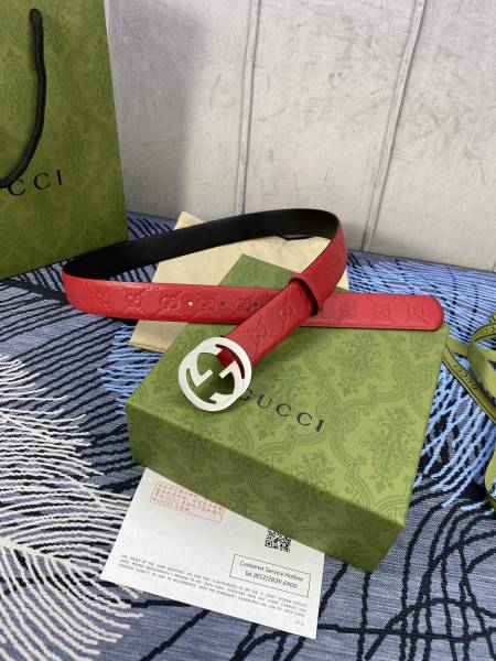 Streetwear  Belt Gucci Signature