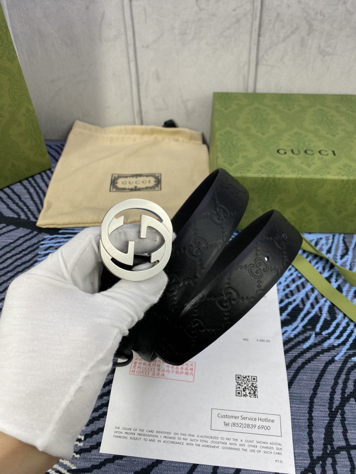 Streetwear  Belt Gucci Signature