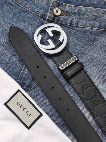 Streetwear  Belt Gucci Signature