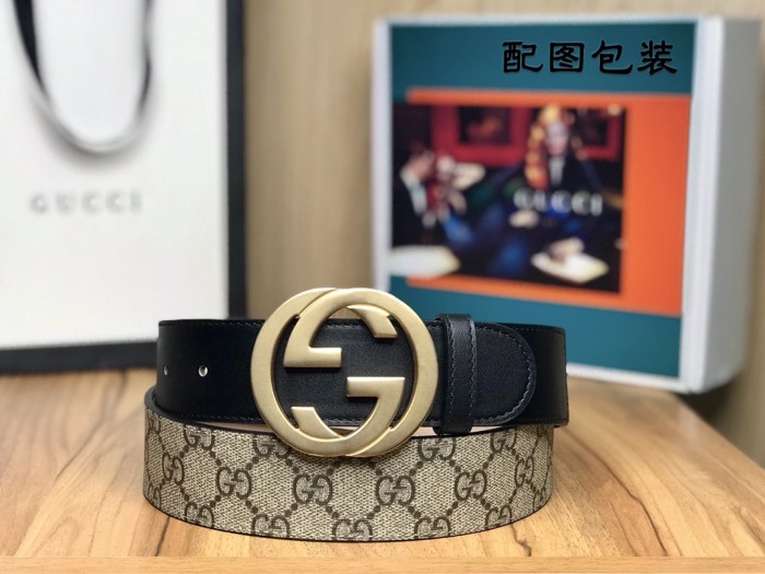 Streetwear  Belt Gucci 160357 size:3.8 cm