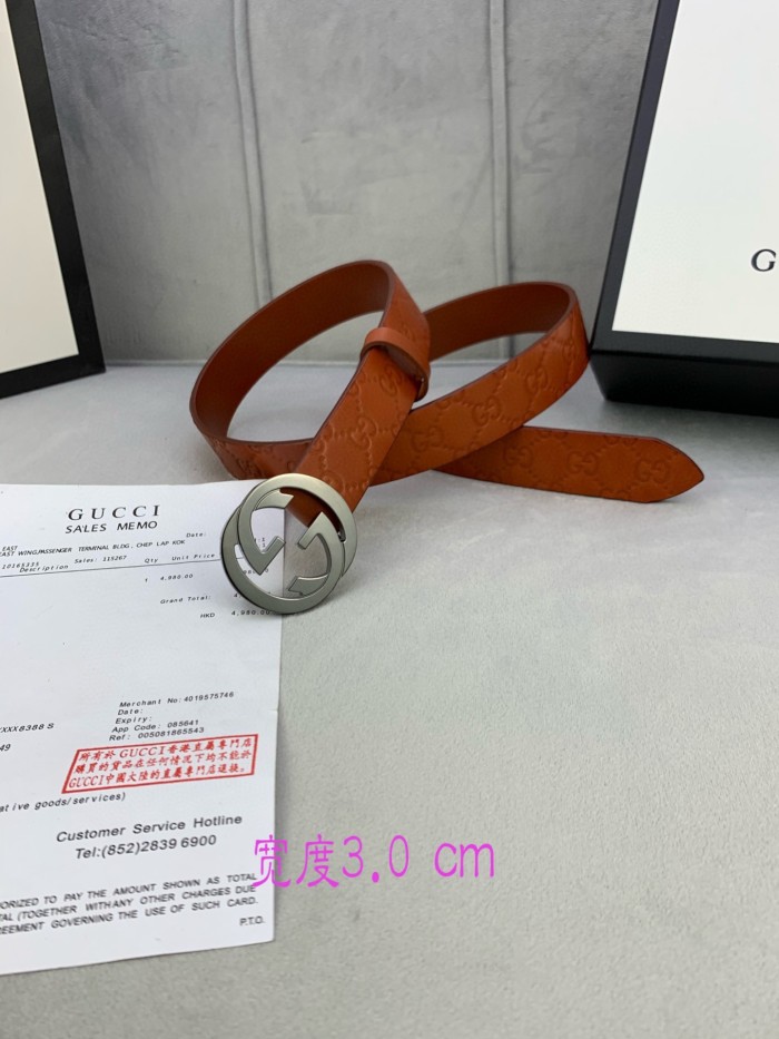 Streetwear  Belt Gucci 160438