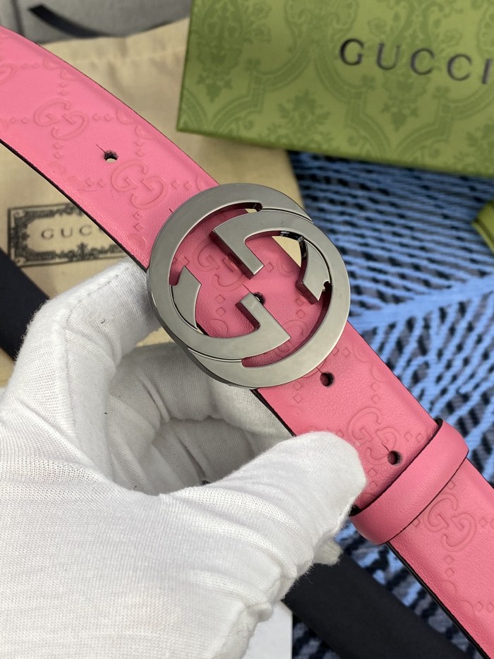 Streetwear  Belt Gucci Signature