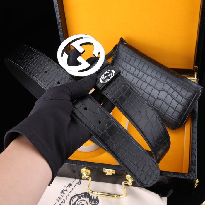 Streetwear  Belt Gucci MADE IN ITALY