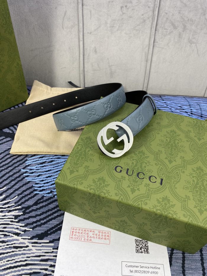 Streetwear  Belt Gucci Signature