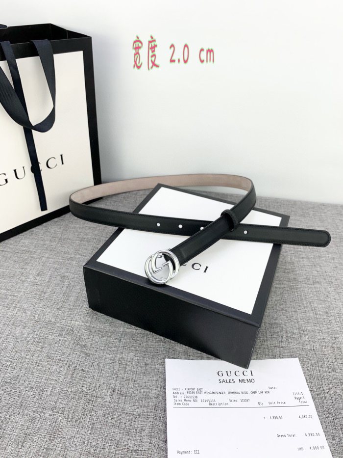 Streetwear  Belt Gucci 160489