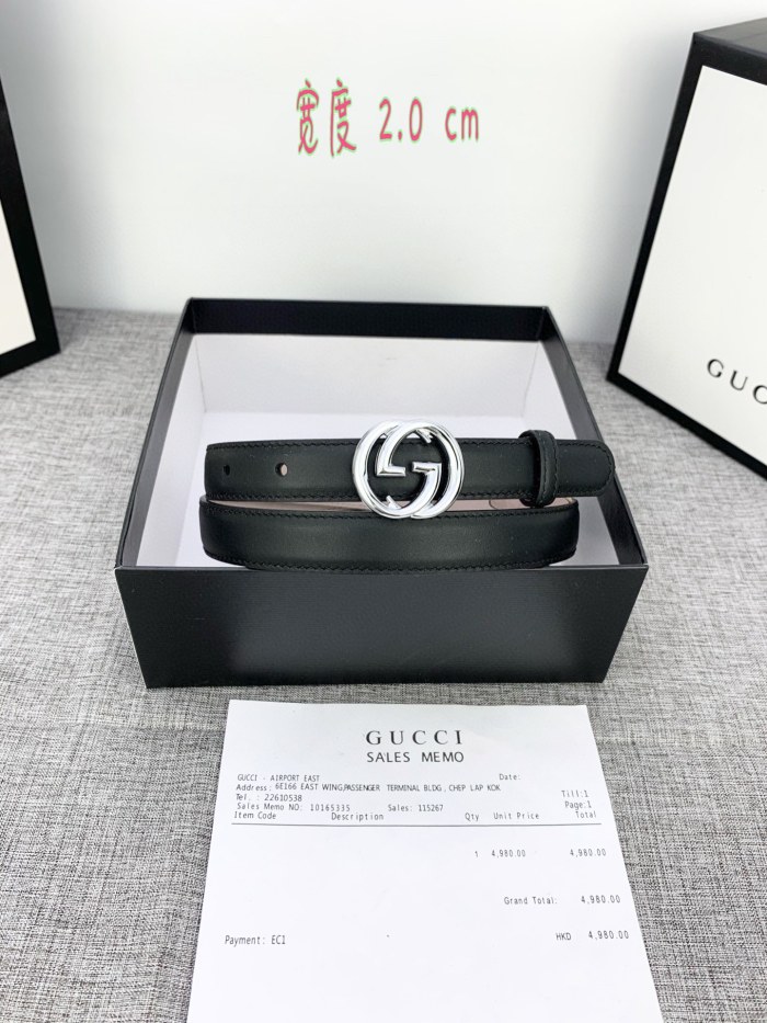 Streetwear  Belt Gucci 160489