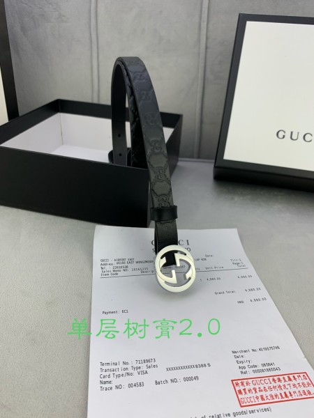 Streetwear  Belt Gucci 160291