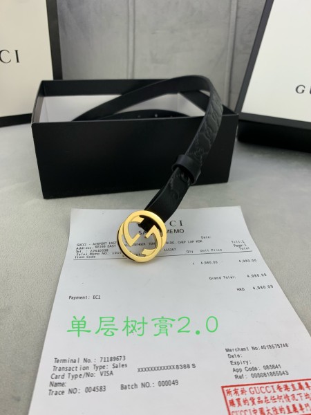 Streetwear  Belt Gucci 160291