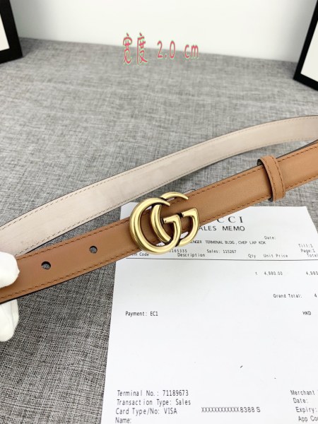 Streetwear  Belt Gucci 160486