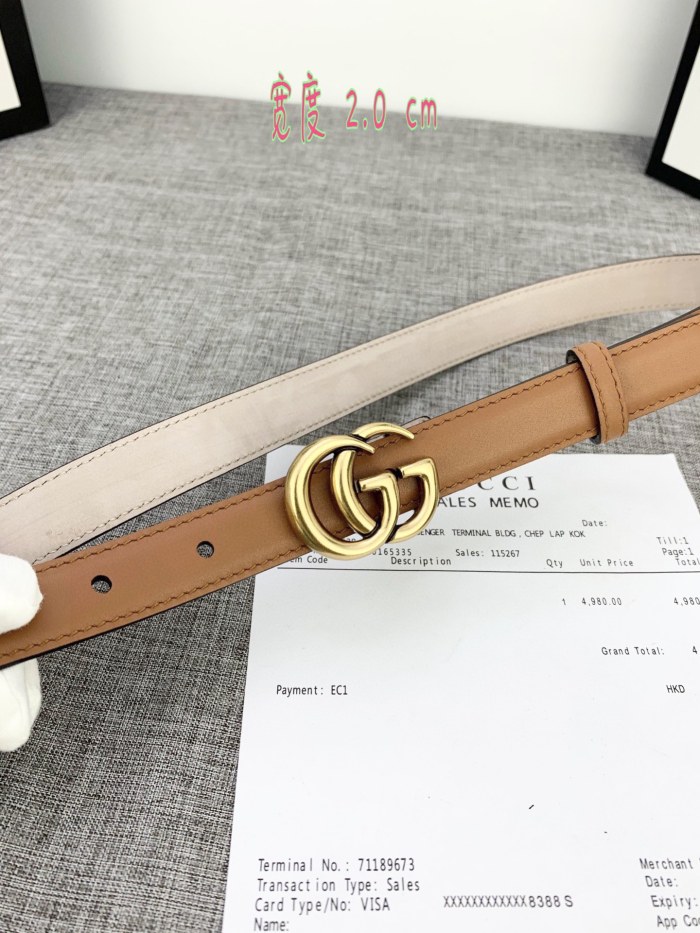 Streetwear  Belt Gucci 160486