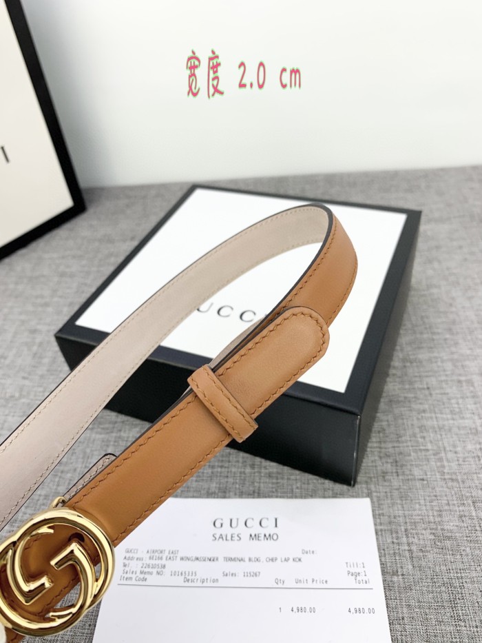 Streetwear  Belt Gucci 160485