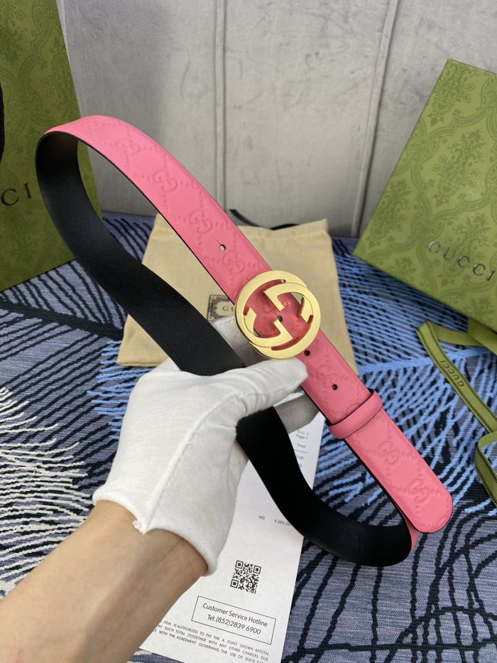 Streetwear  Belt Gucci Signature