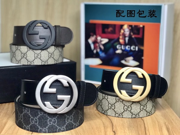 Streetwear  Belt Gucci 160355 size:3.8 cm