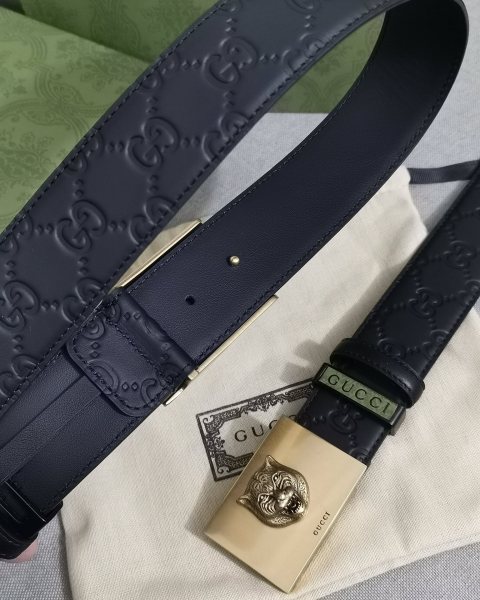 Streetwear  Belt Gucci Signature