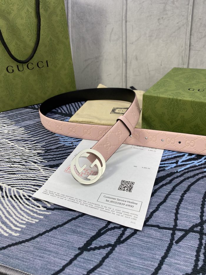 Streetwear  Belt Gucci Signature