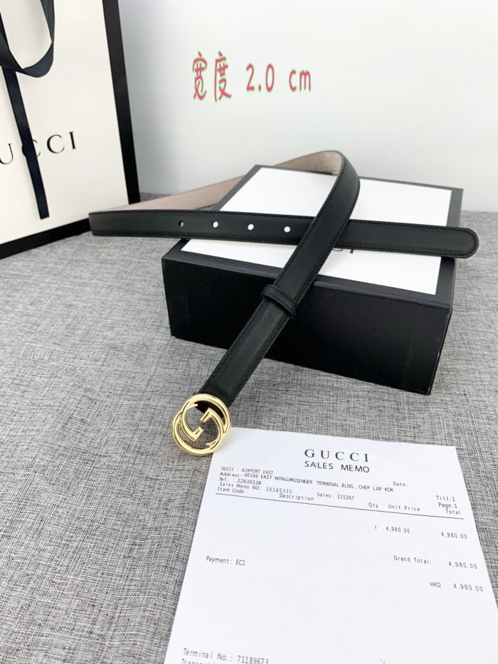 Streetwear  Belt Gucci 160489