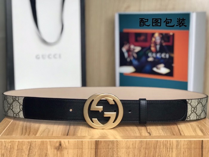 Streetwear  Belt Gucci 160357 size:3.8 cm