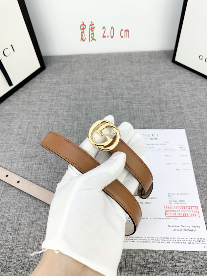 Streetwear  Belt Gucci 160485