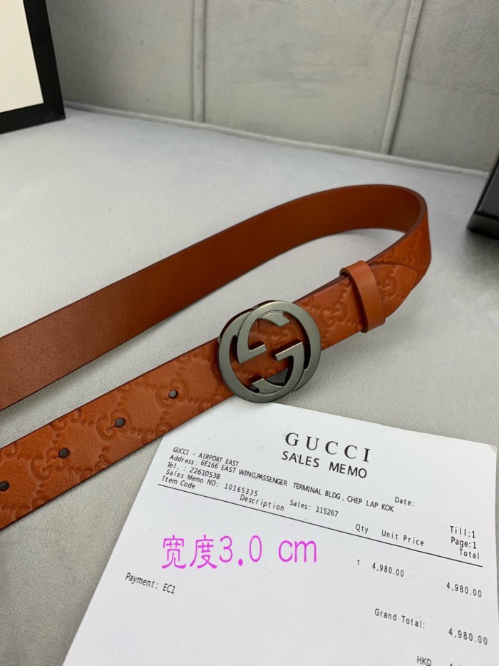 Streetwear  Belt Gucci 160438