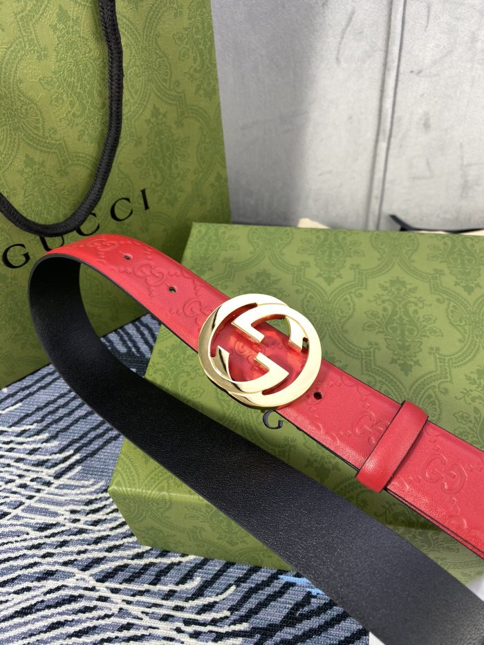 Streetwear  Belt Gucci Signature