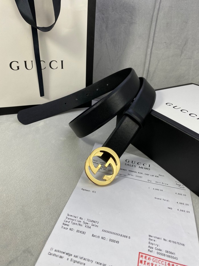   Streetwear  Belt Gucci 160430