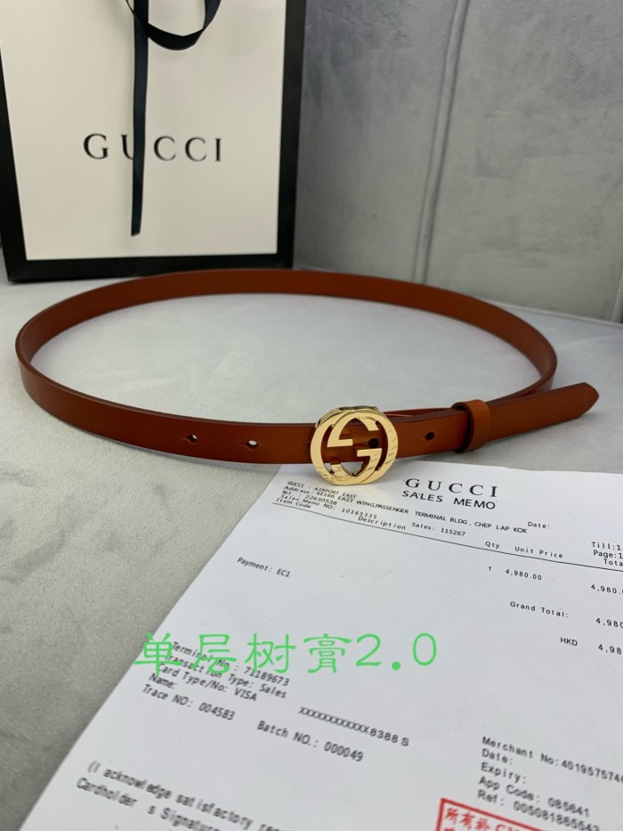 Streetwear  Belt Gucci 160296
