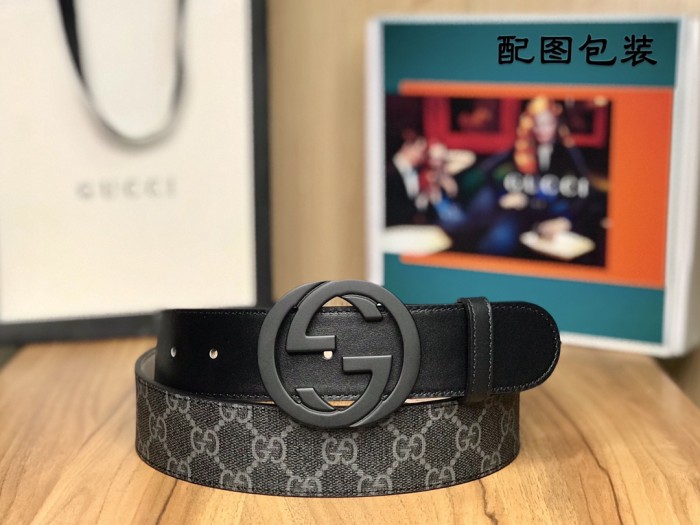 Streetwear  Belt Gucci 160355 size:3.8 cm