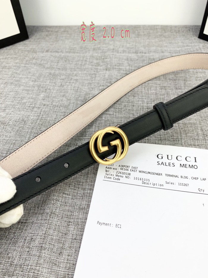 Streetwear  Belt Gucci 160490