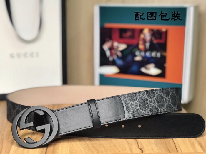Streetwear  Belt Gucci 160355 size:3.8 cm