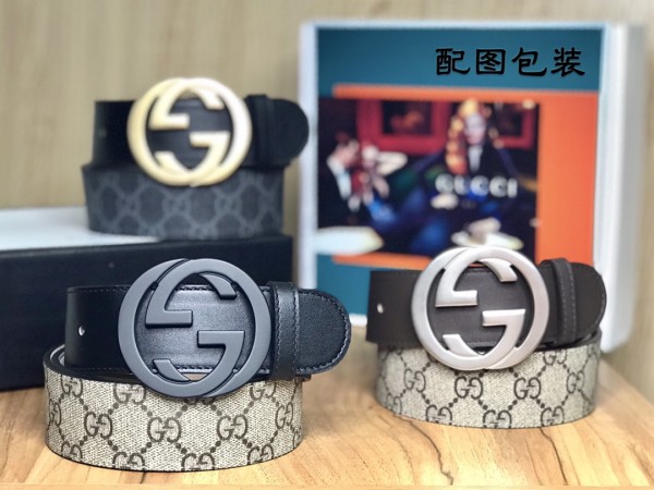 Streetwear  Belt Gucci 160355 size:3.8 cm