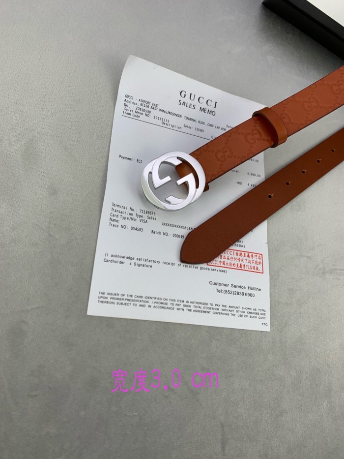 Streetwear  Belt Gucci 160438