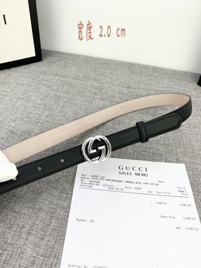 Streetwear  Belt Gucci 160489