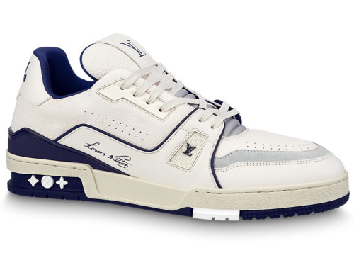 Louis Vuitton Trainer Marine White