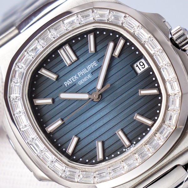 PATEK PHILIPPE NAUTILUS Collection Shell Automatic Mechanical Movement Men's Watches Watch 40mm Blue Dial 5713/1G-010