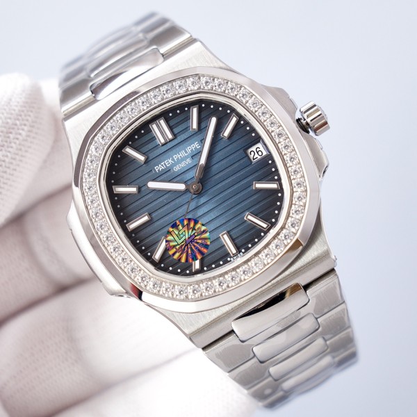 PATEK PHILIPPE NAUTILUS Collection Shell Automatic Mechanical Movement Men's Watches Watch 40mm Blue Dial 5713/1G-010