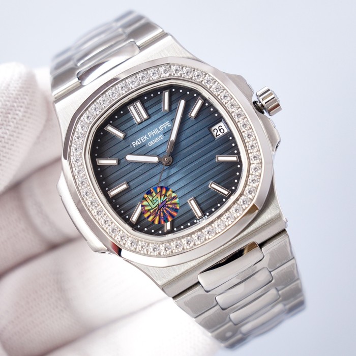 PATEK PHILIPPE NAUTILUS Collection Shell Automatic Mechanical Movement Men's Watches Watch 40mm Blue Dial 5713/1G-010