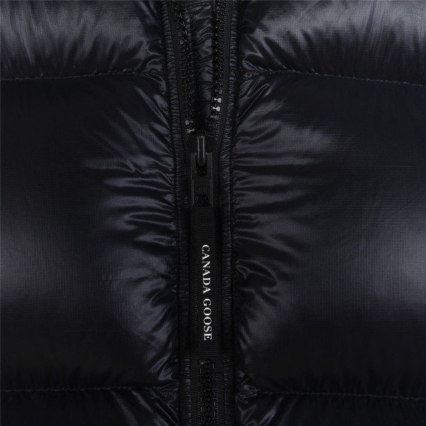 Canada Goose Logo Patch Hooded Down Coat