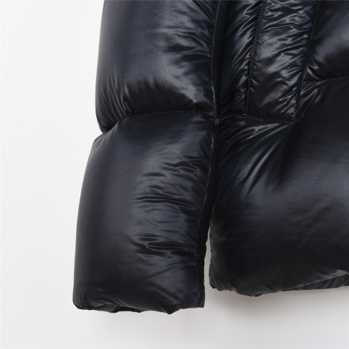 Canada Goose Logo Patch Hooded Down Coat