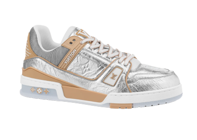 Louis Vuitton Trainer Metallic Beige