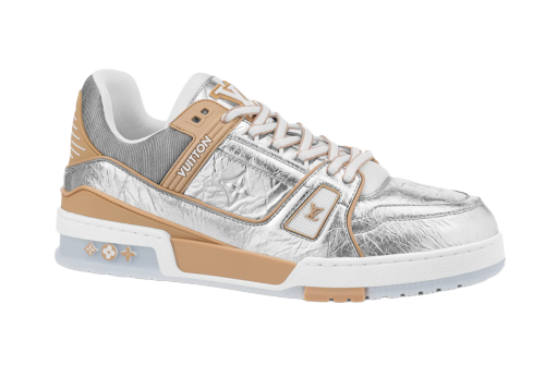 Louis Vuitton Trainer Metallic Beige