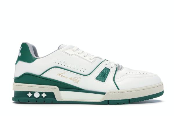 Louis Vuitton LV Trainer Sneaker Low White Green