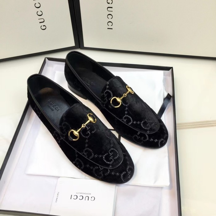 Gucci Women's Loafers Moccasins Jordaan In Blue