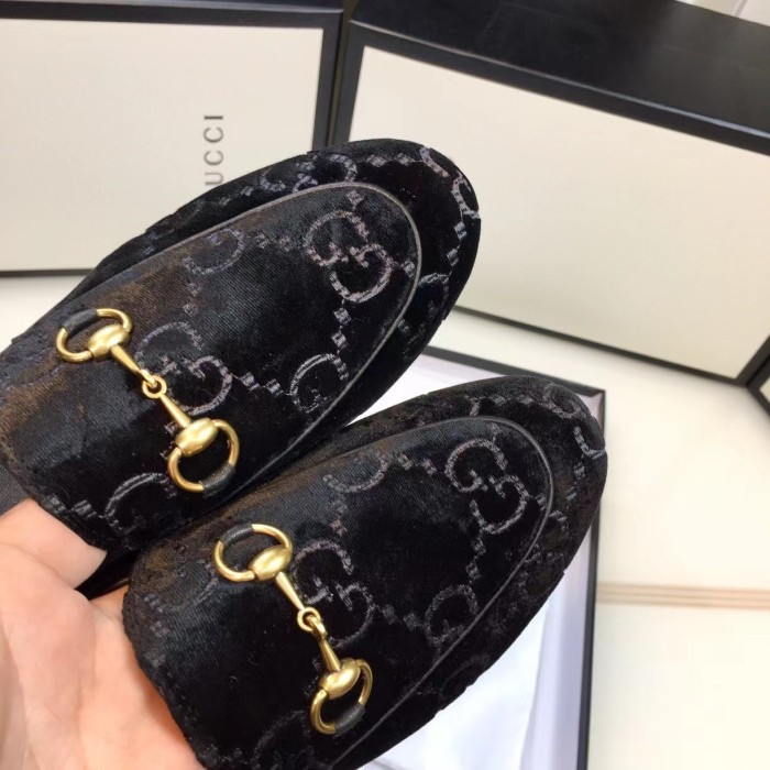 Gucci Women's Loafers Moccasins Jordaan In Blue