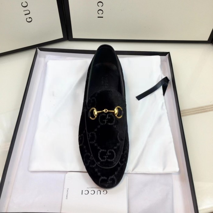 Gucci Women's Loafers Moccasins Jordaan In Blue