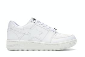 BAPE STA Low White
