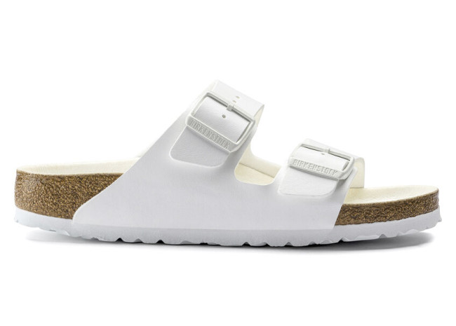 Birkenstock Arizona Birko-Flor Triple White (Women's)