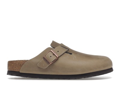 Birkenstock Boston Soft Footbed Oiled Leather Tobacco Brown